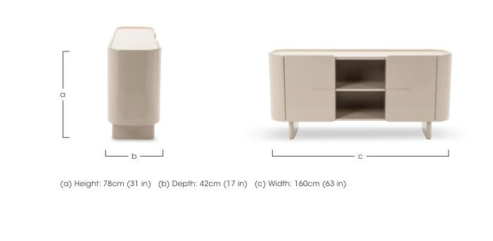 Tino Large Sideboard in  on Furniture Village
