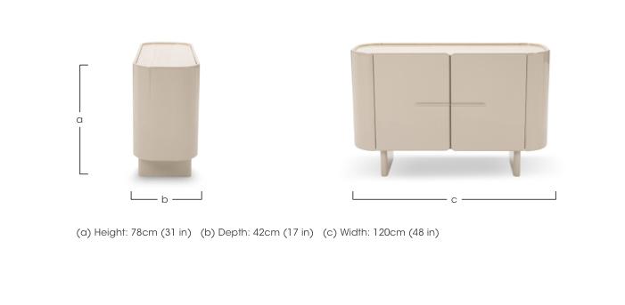 Tino Small Sideboard in  on Furniture Village