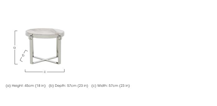 Tamburo Lamp Table in  on Furniture Village