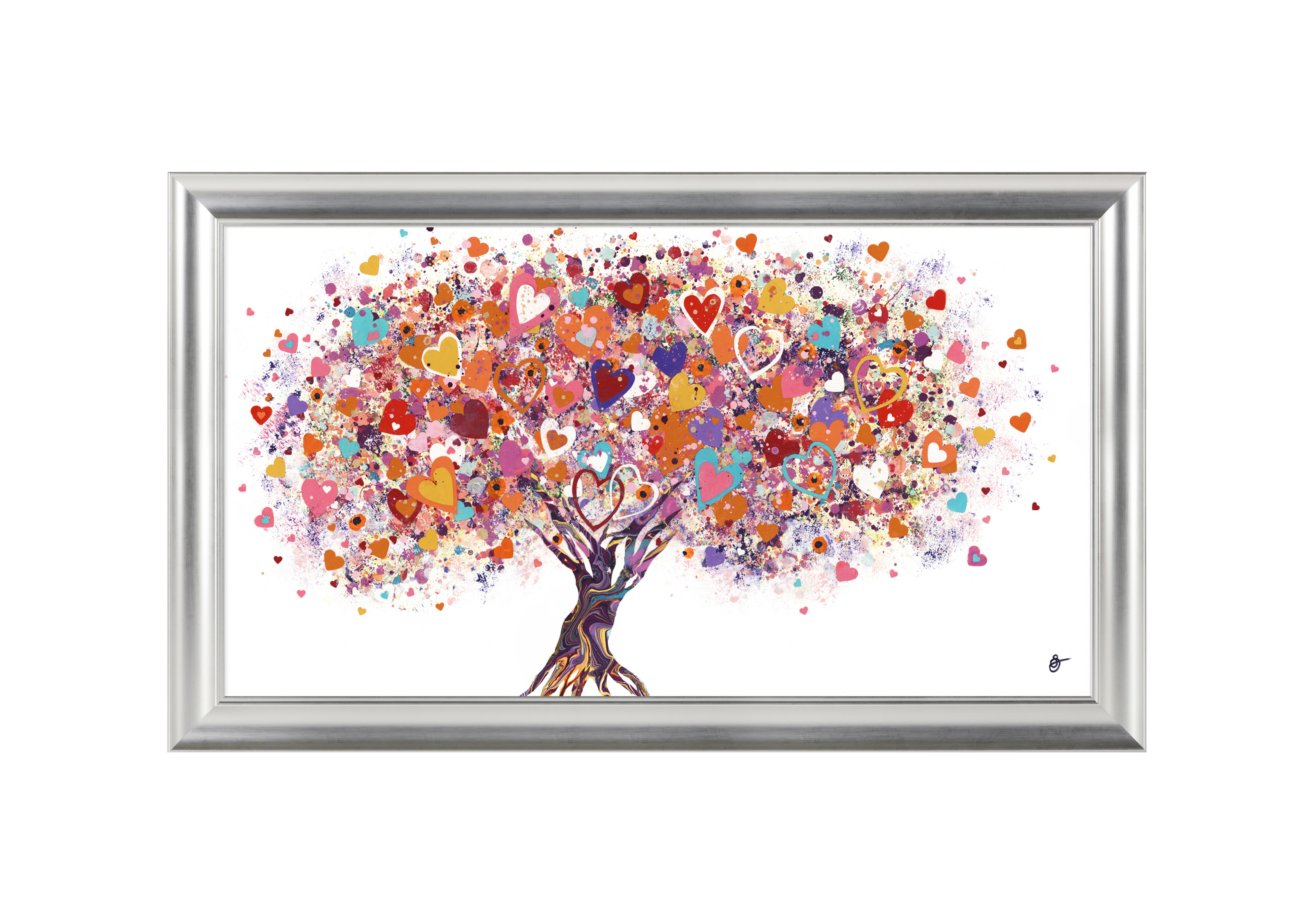 Tree of Hearts Framed Picture in  on Furniture Village