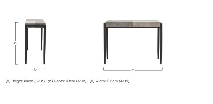 Toledo Console Table in  on Furniture Village