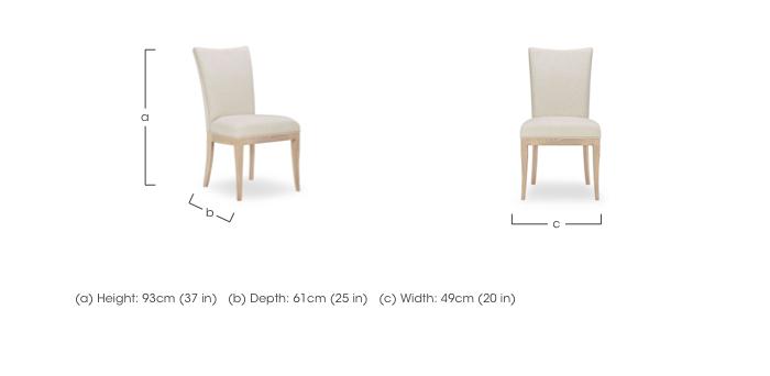 Toulon Pair of Dining Chairs in  on Furniture Village