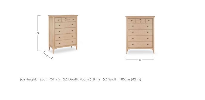 Toulon 8 Drawer Chest in  on Furniture Village
