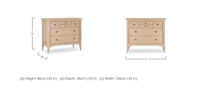 Toulon 6 Drawer Chest in  on Furniture Village