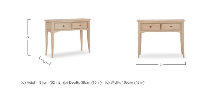 Toulon Console Table in  on Furniture Village