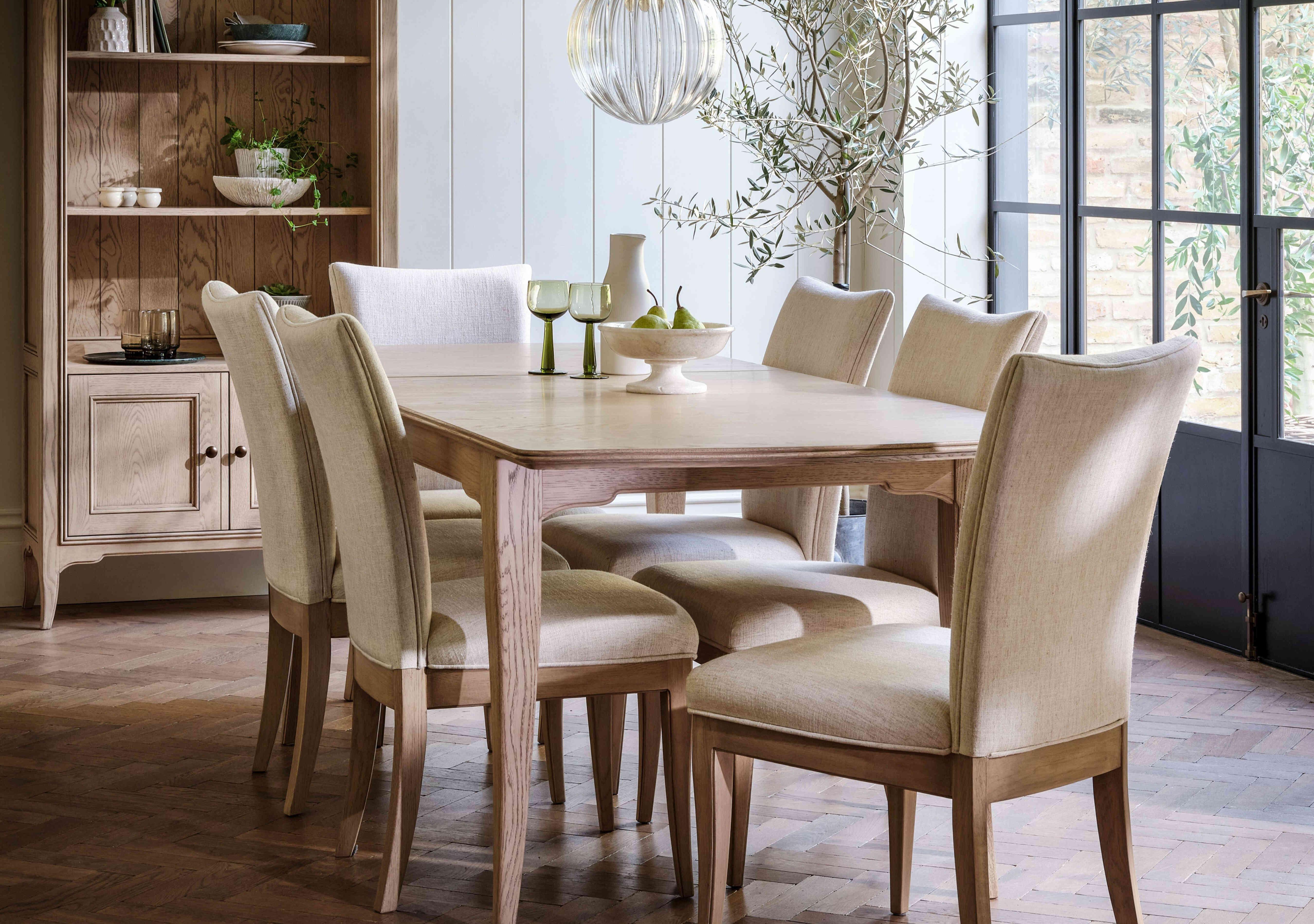 Toulon Extending Dining Table and 6 Dining Chairs in  on Furniture Village
