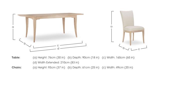 Toulon Extending Dining Table 4 Dining Chairs in  on Furniture Village