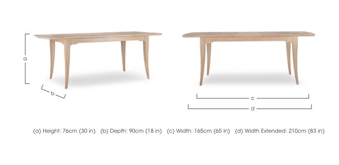 Toulon Extending Dining Table in  on Furniture Village