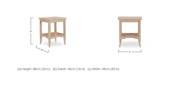 Toulon Lamp Table in  on Furniture Village