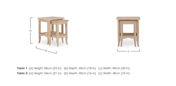 Toulon Nest of 2 Tables in  on Furniture Village