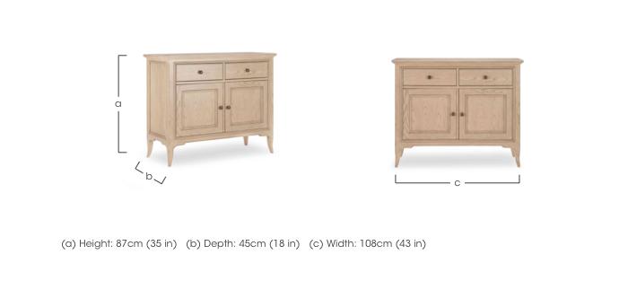 Toulon 2 Door 2 Drawer Sideboard in  on Furniture Village