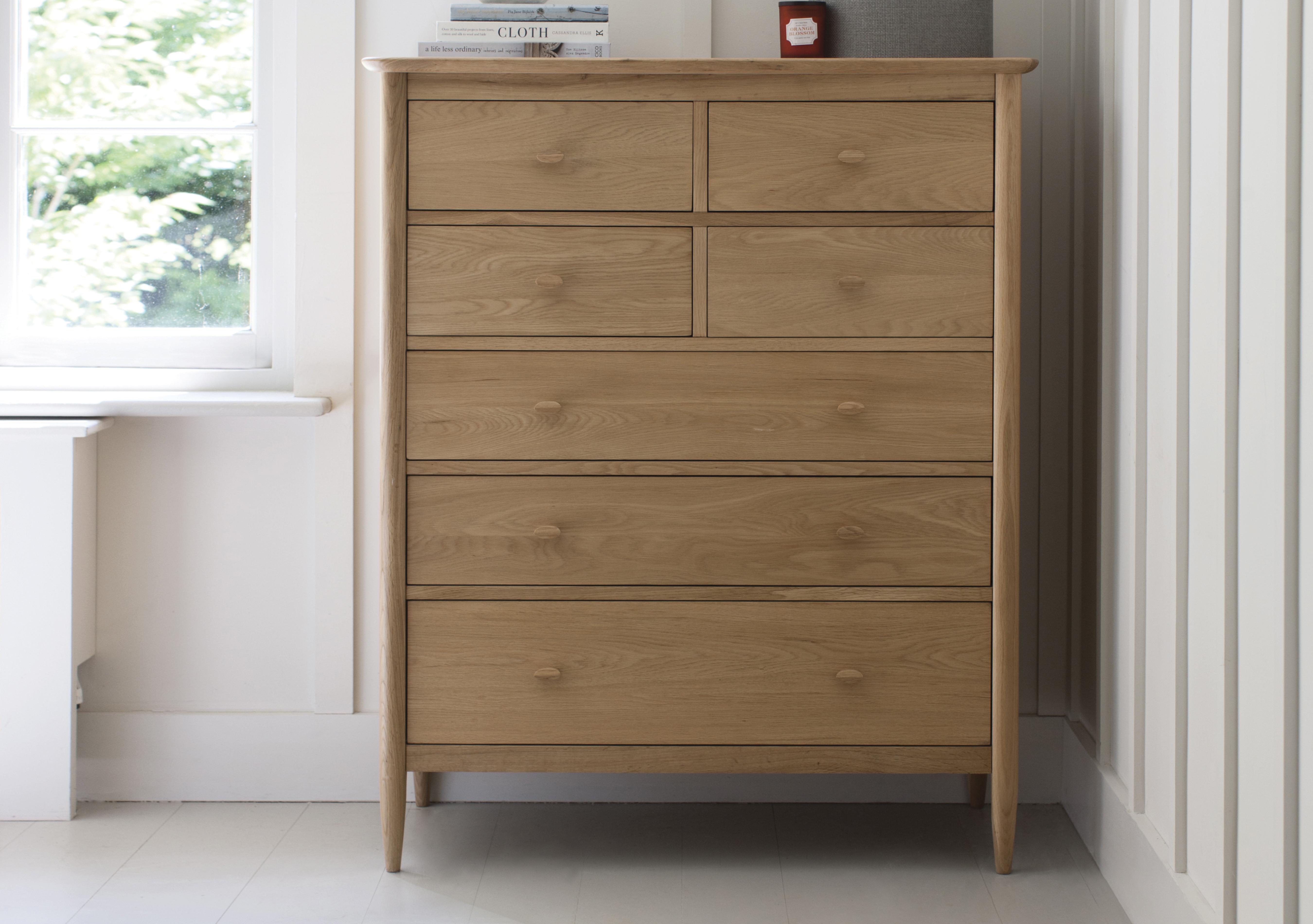 Teramo 7 Drawer Tall Chest in  on Furniture Village