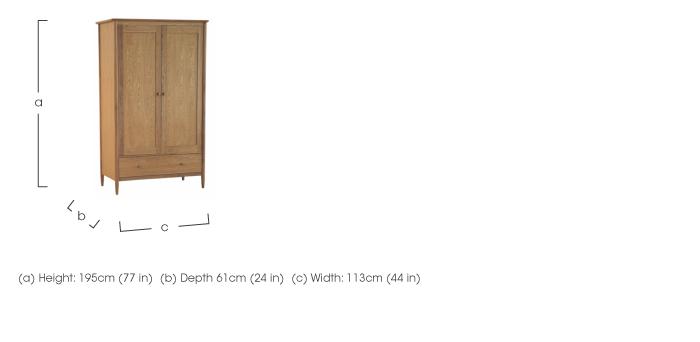 Teramo 2 Door Wardrobe in  on Furniture Village