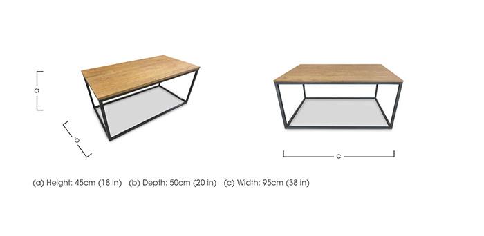 Trend Rectangular Coffee Table in  on Furniture Village
