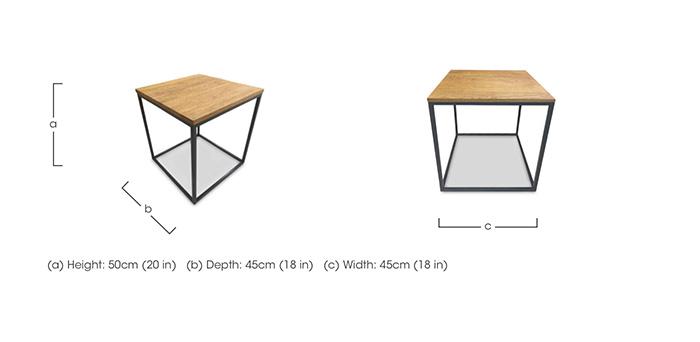 Trend Square Lamp Table in  on Furniture Village