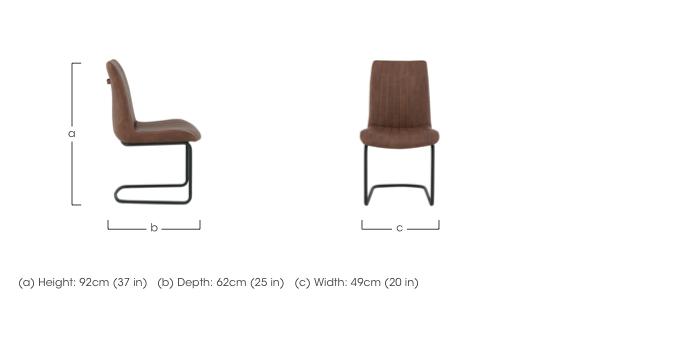 Terra Pair of Dining Chairs in  on Furniture Village