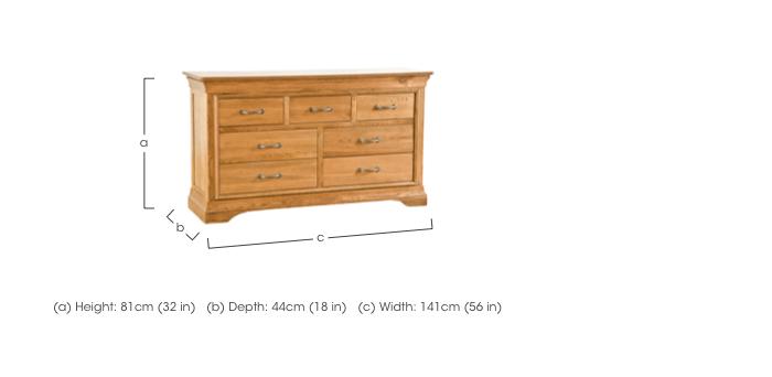 Versailles 3 over 4 Chest of Drawers in  on Furniture Village