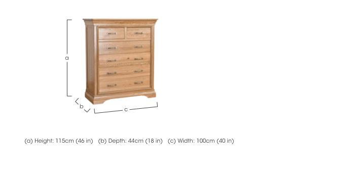 Versailles 4+2 Chest of Drawers in  on Furniture Village
