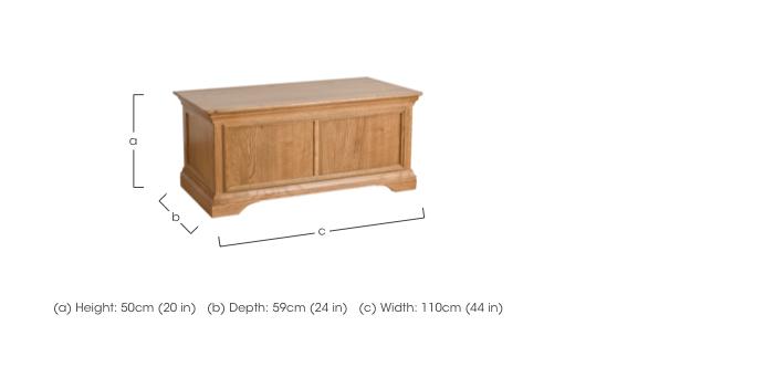 Versailles Blanket Box in  on Furniture Village