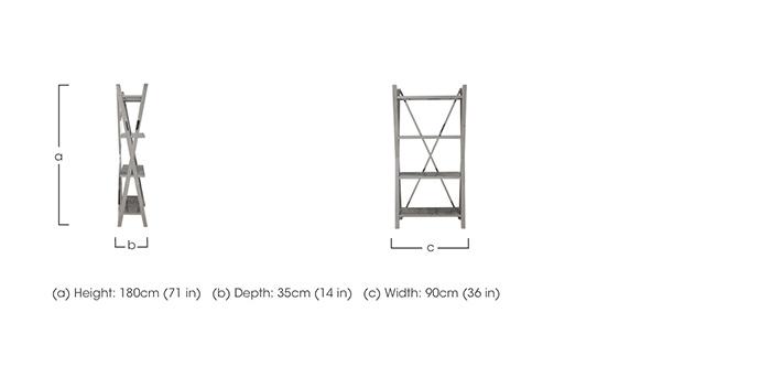 Vanquish Shelving Unit in  on Furniture Village
