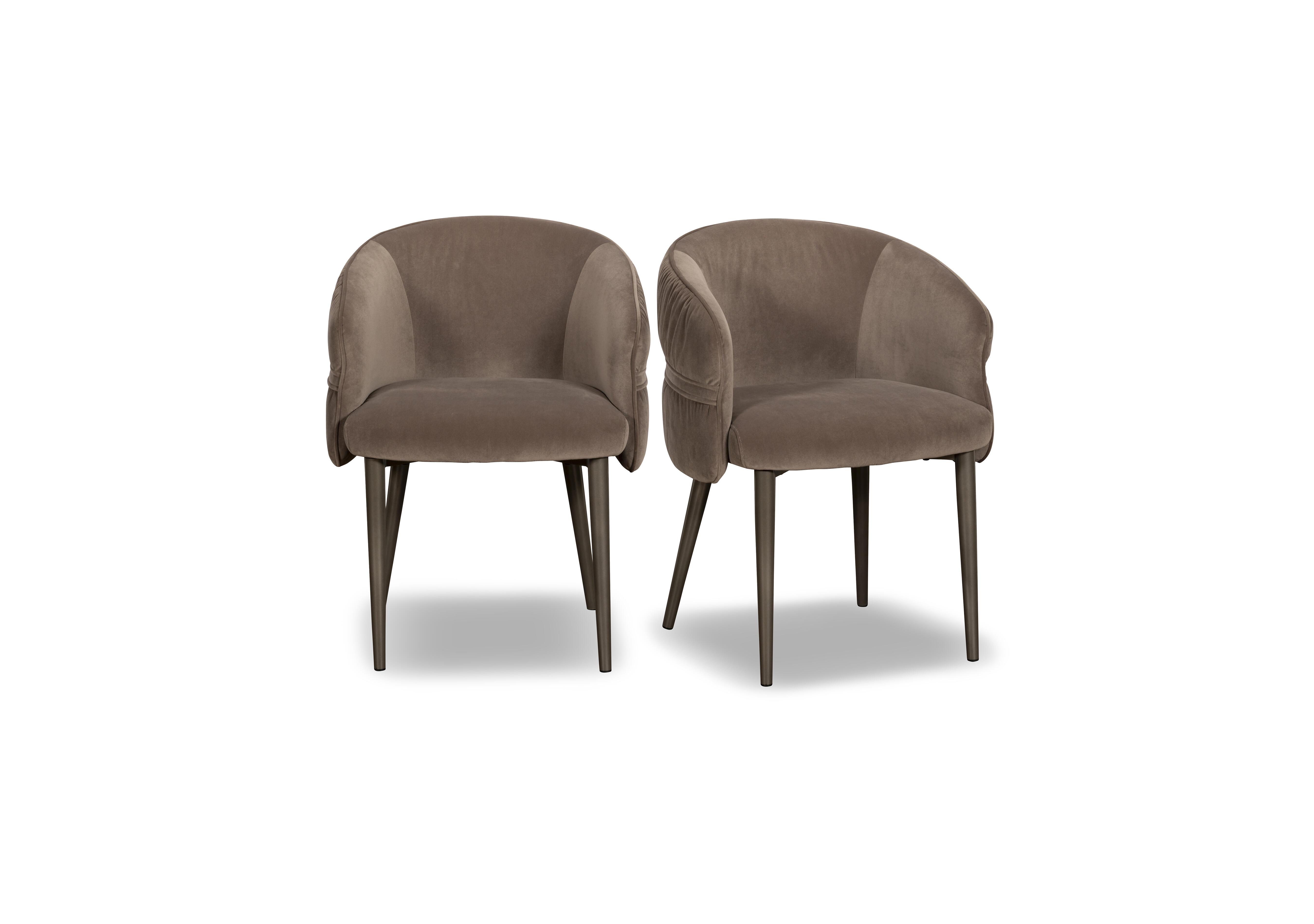 Vardy Pair of Fabric Dining Chairs in  on Furniture Village