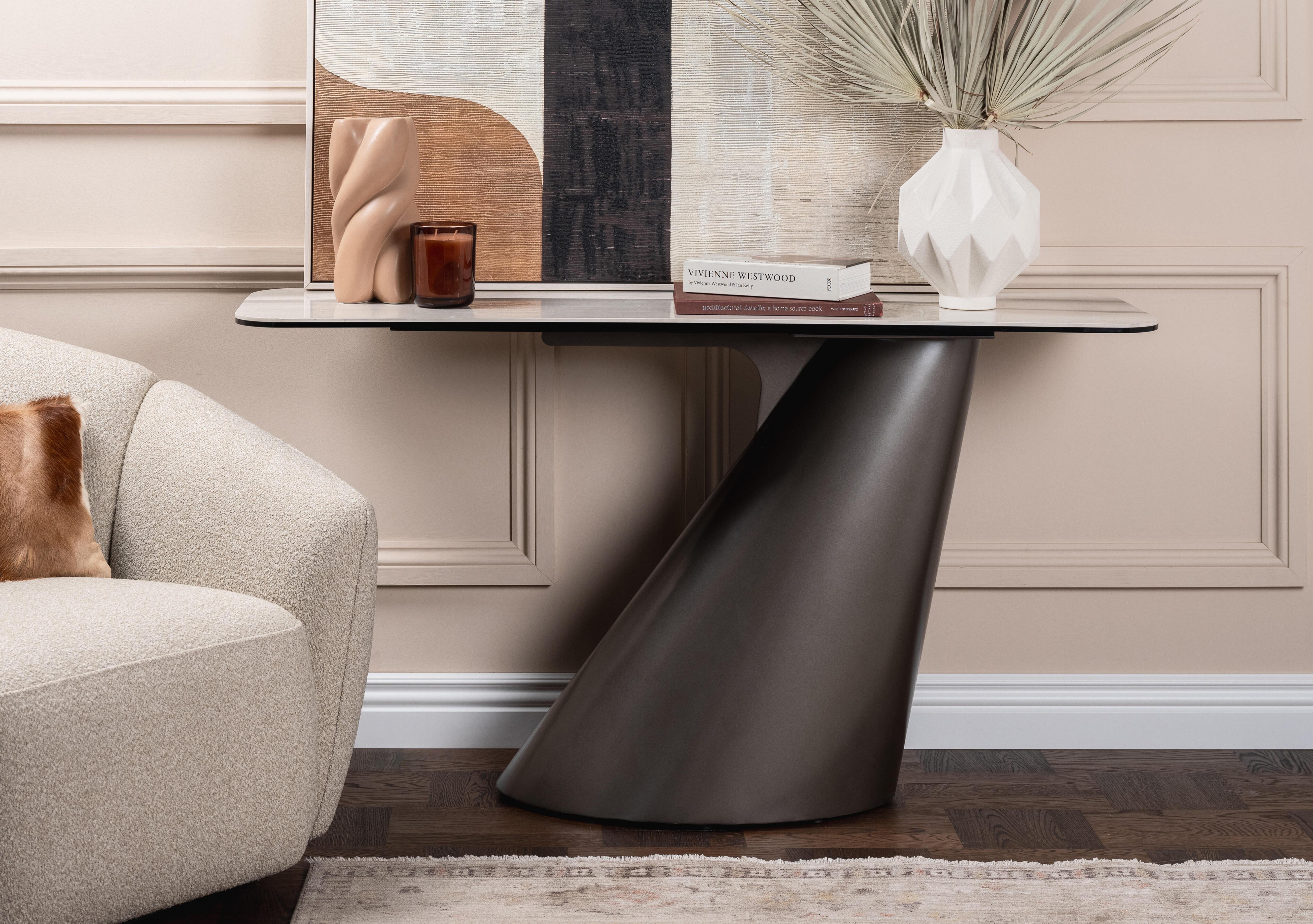 Vardy Rectangular Console Table in  on Furniture Village