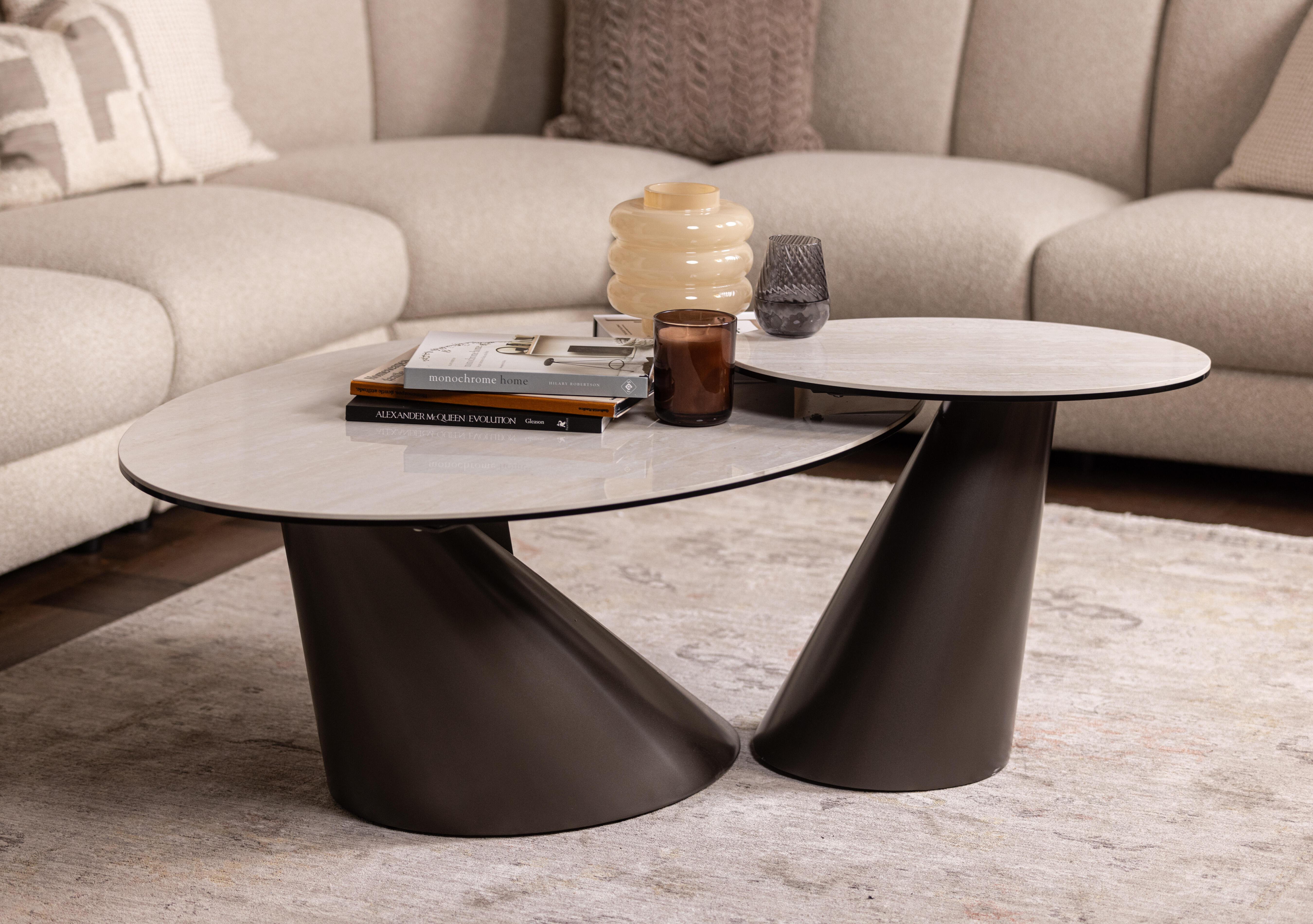 Vardy Round Coffee Table in  on Furniture Village