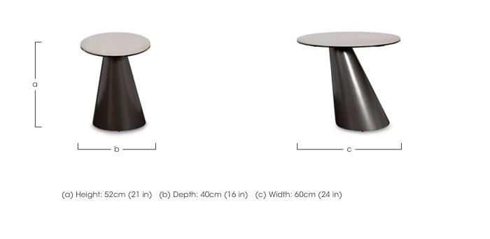 Vardy Lamp Table in  on Furniture Village