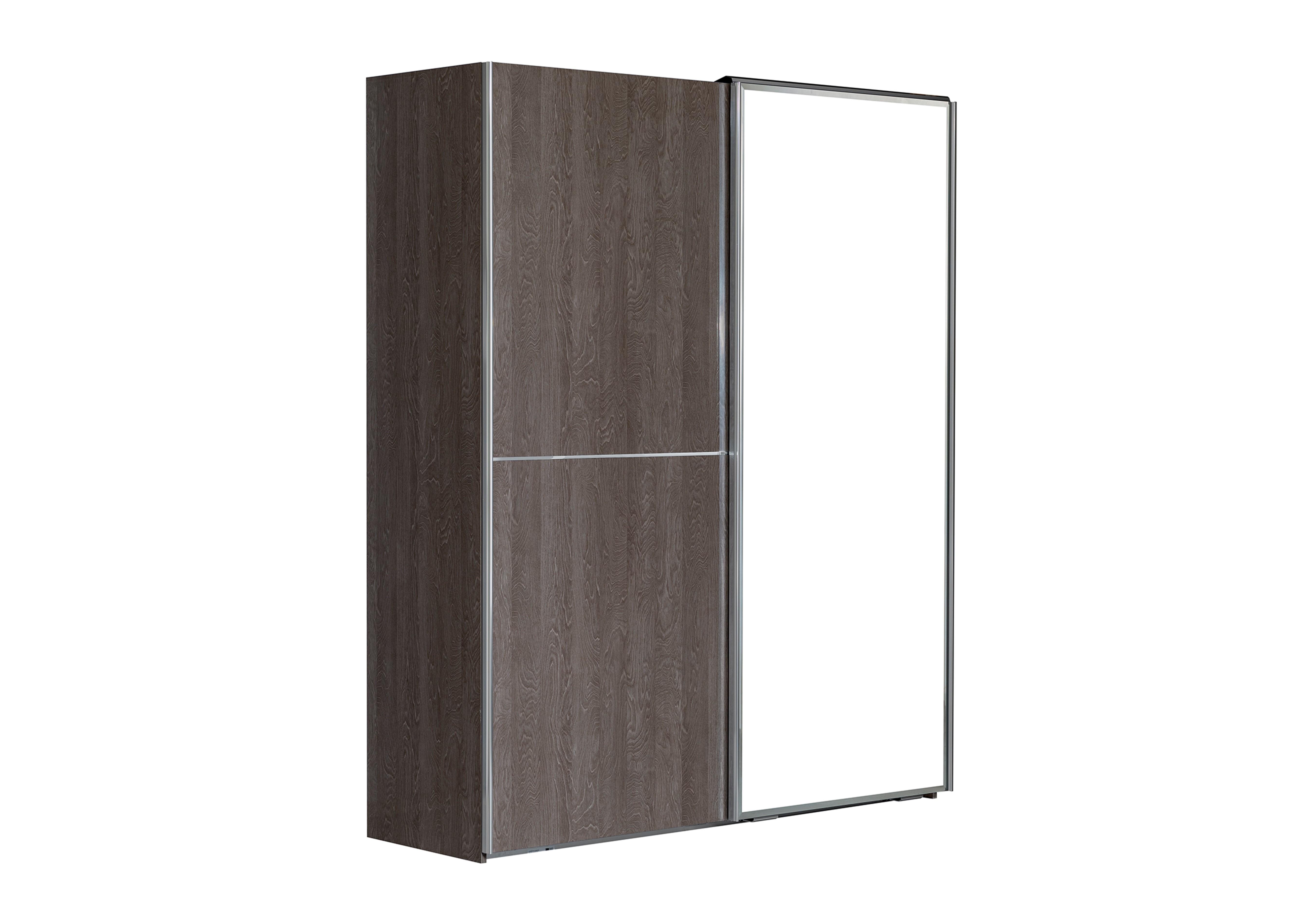 Venezia 2 Door Sliding Wardrobe with 1 Mirror Door in  on Furniture Village