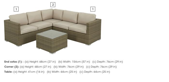 Verde Porto Corner Group in  on Furniture Village