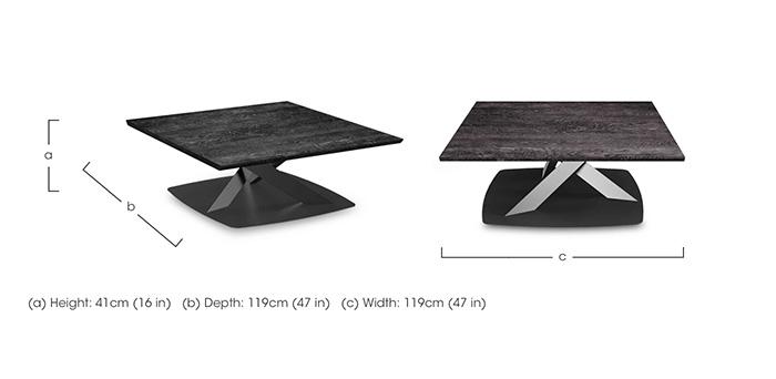 Vita Square Coffee Table in  on Furniture Village