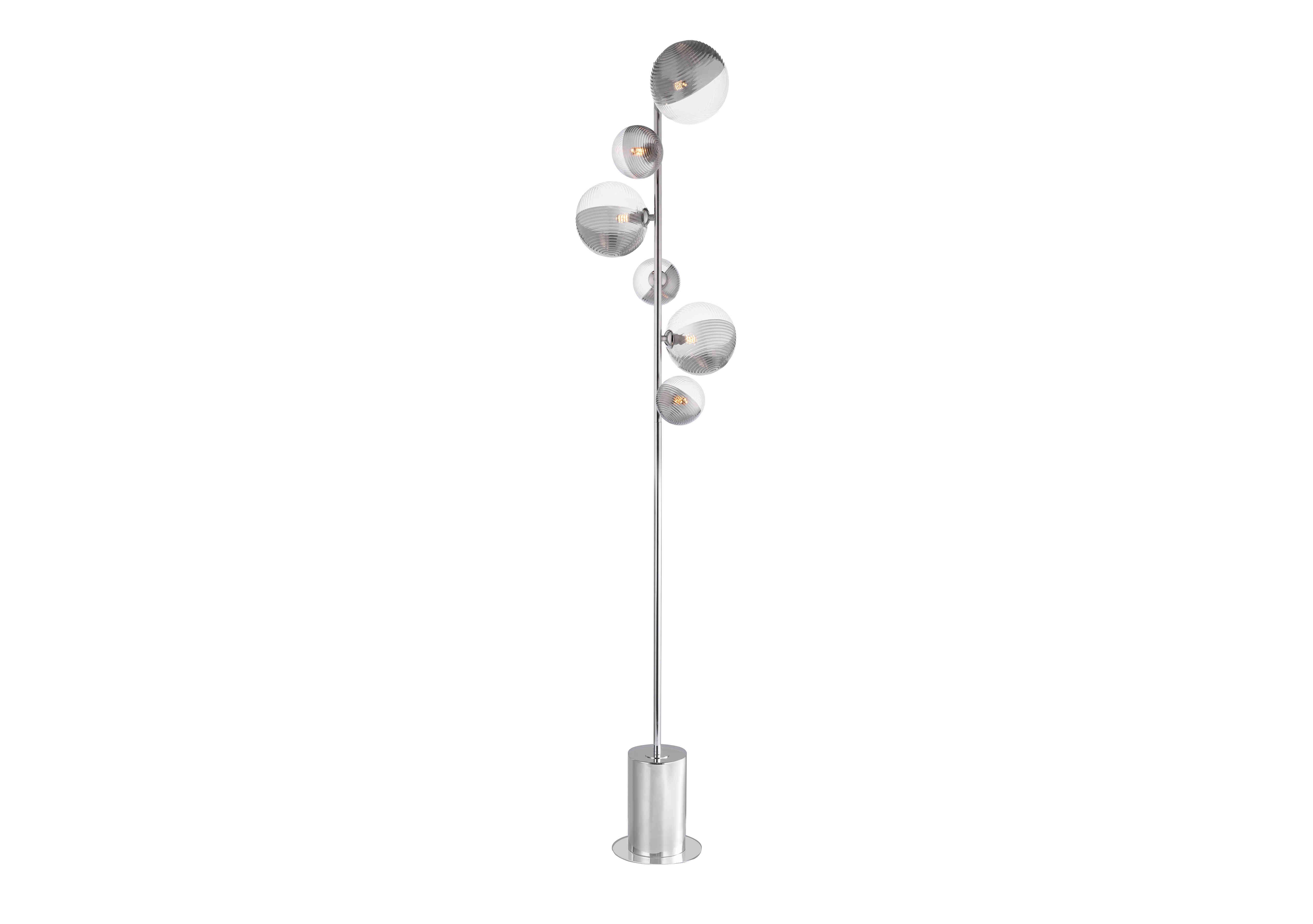 Vita 6 Light Floor Lamp Furniture Village