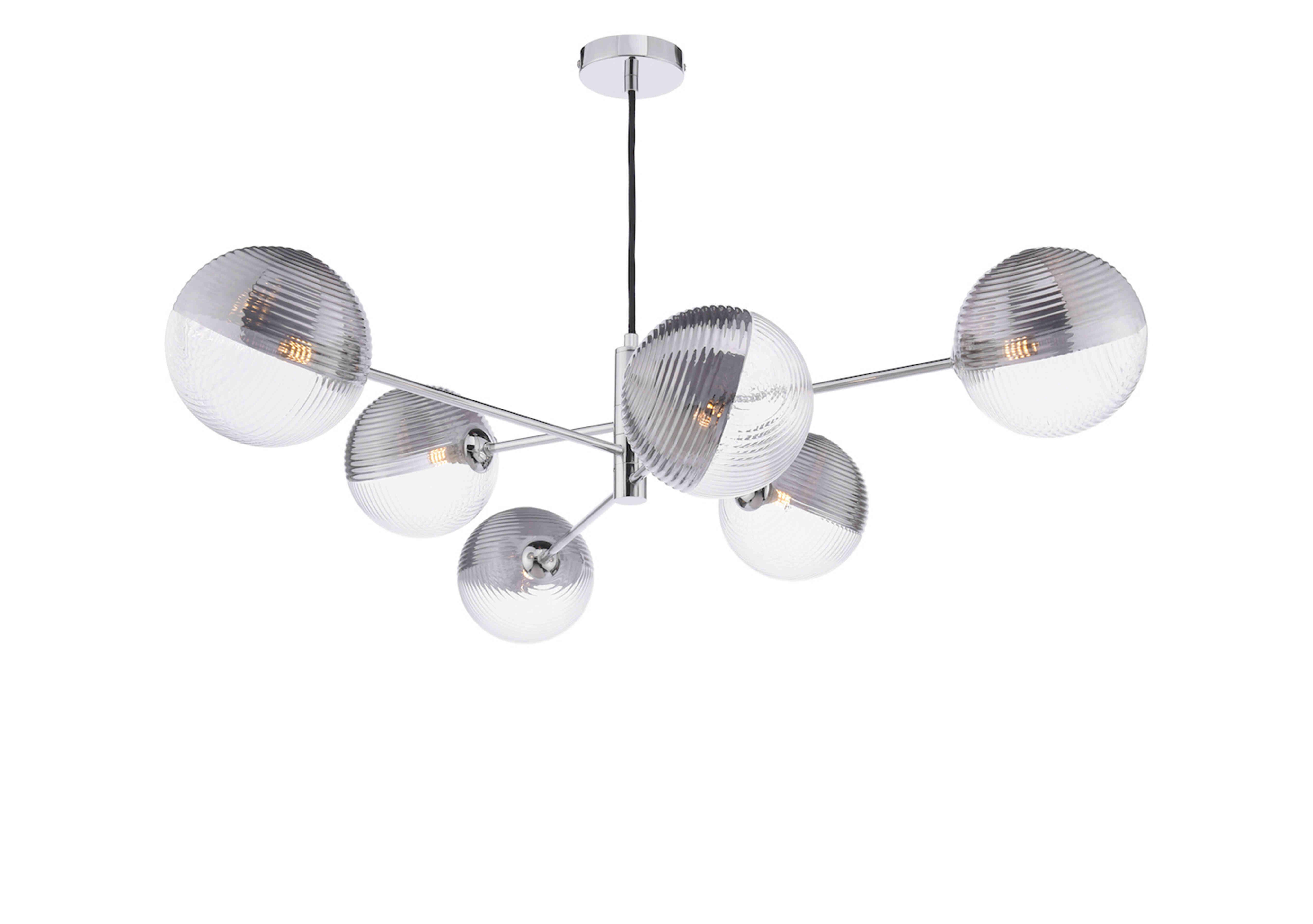 Vita 6 Light Pendant in  on Furniture Village