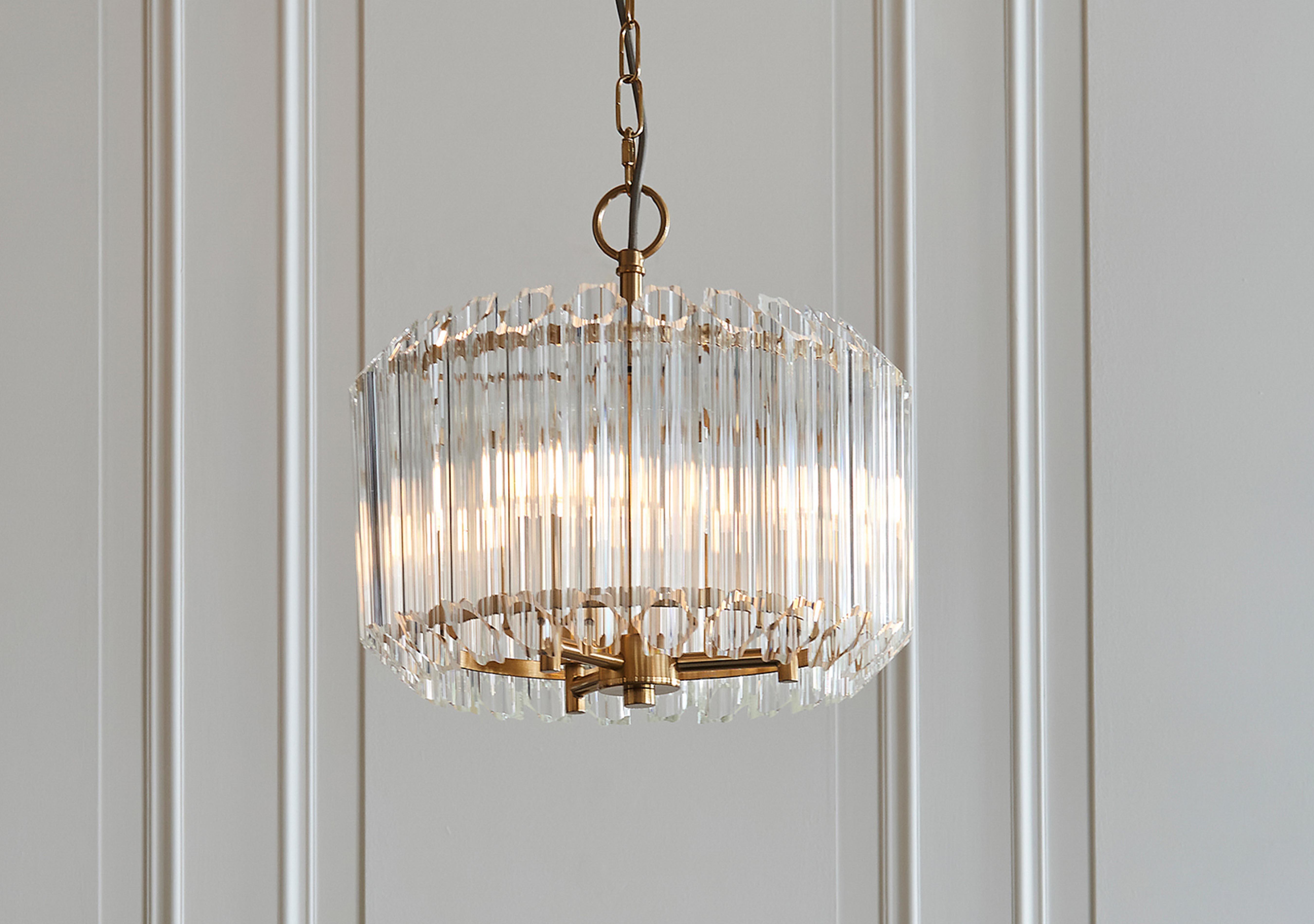 Valentina 3 Light Ceiling Pendant in  on Furniture Village
