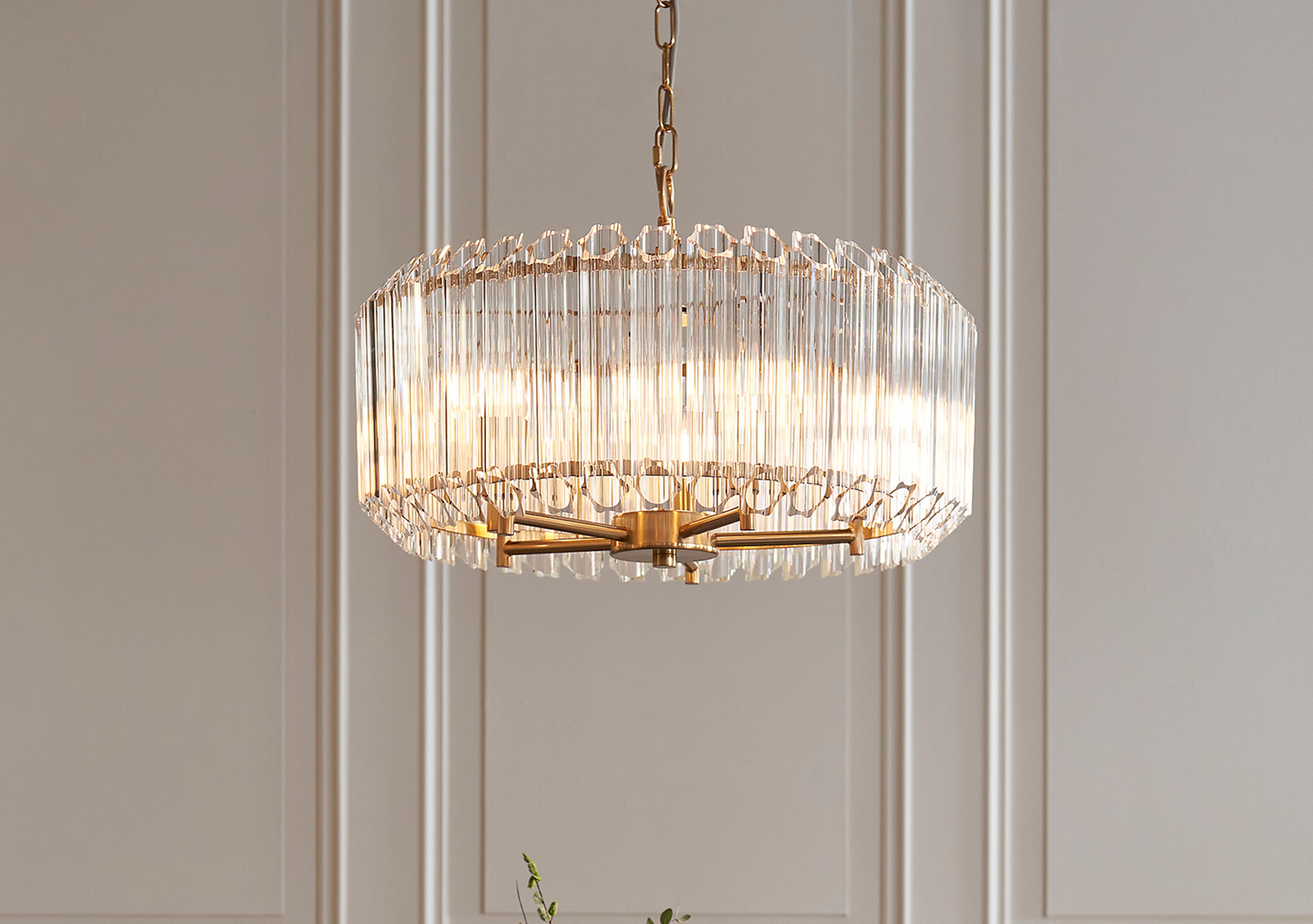Valentina 5 Light Ceiling Pendant in  on Furniture Village
