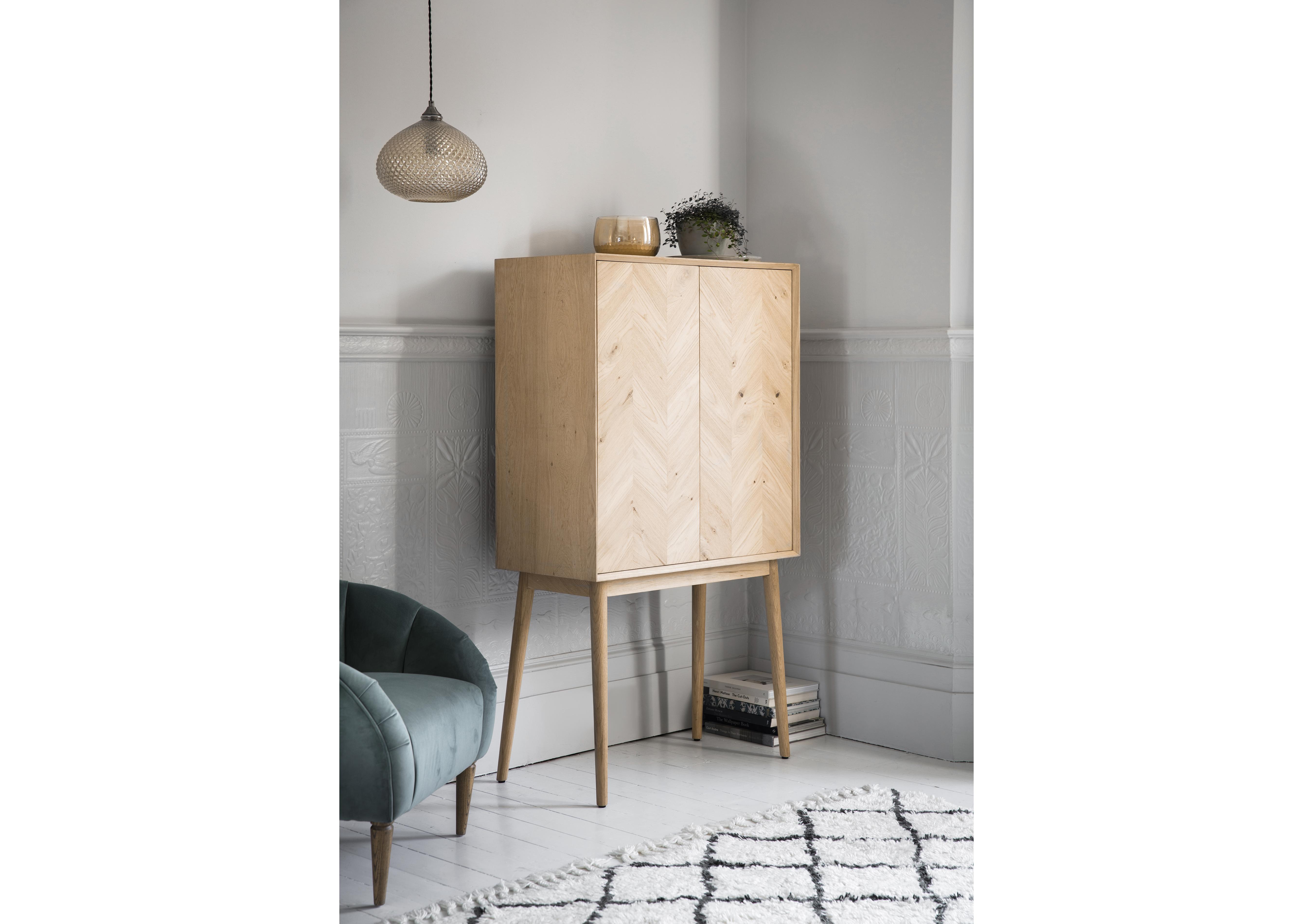 Walker 2 Door Cocktail Cabinet in  on Furniture Village