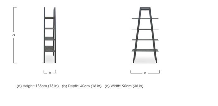 Warrior Grey Shelving Unit in  on Furniture Village