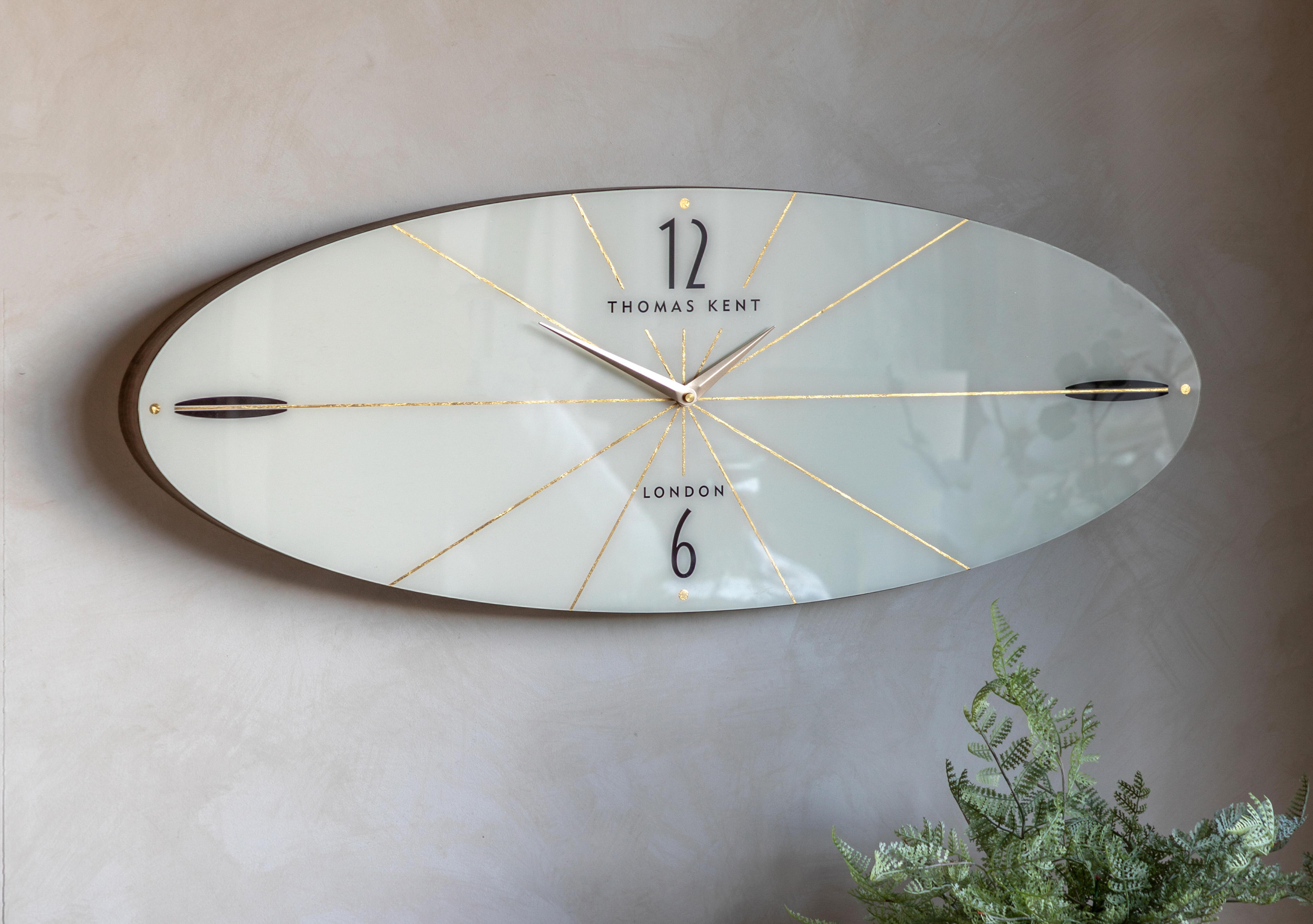 Westford Oval Wall Clock in  on Furniture Village