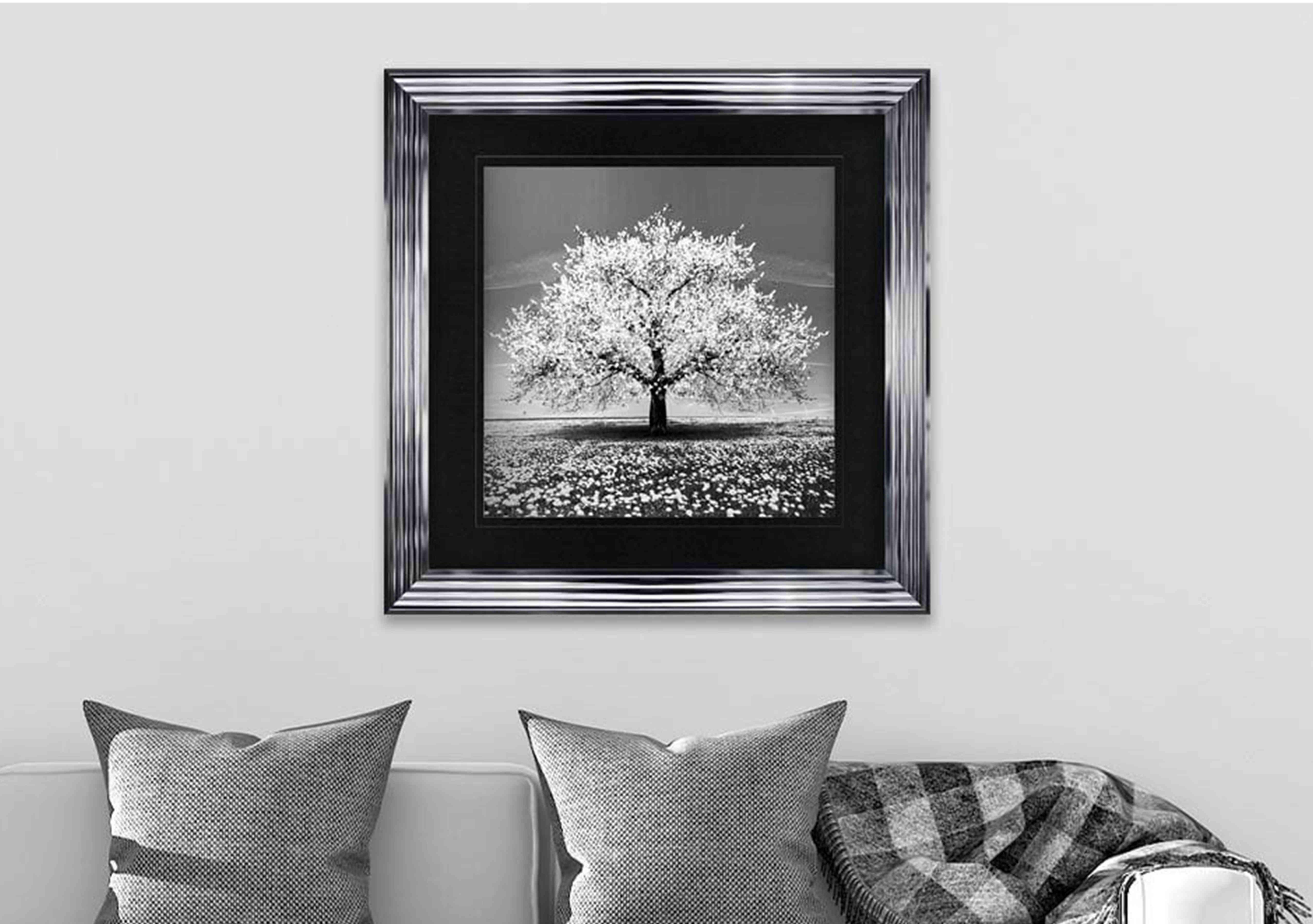 White Cherry Tree Framed Art in  on Furniture Village