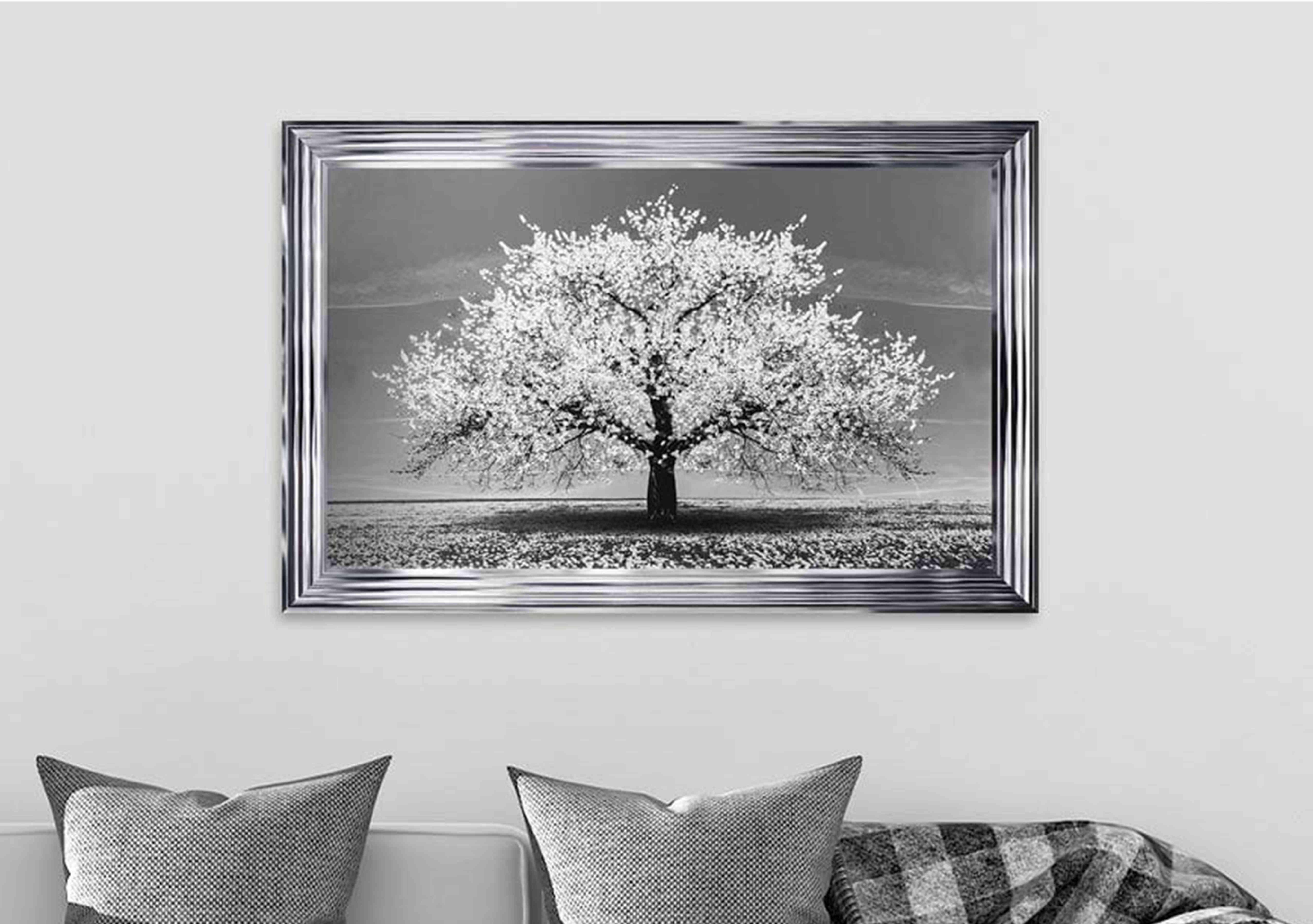 White Cherry Tree Framed Art in  on Furniture Village