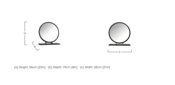 Willis Dressing Table Mirror in  on Furniture Village