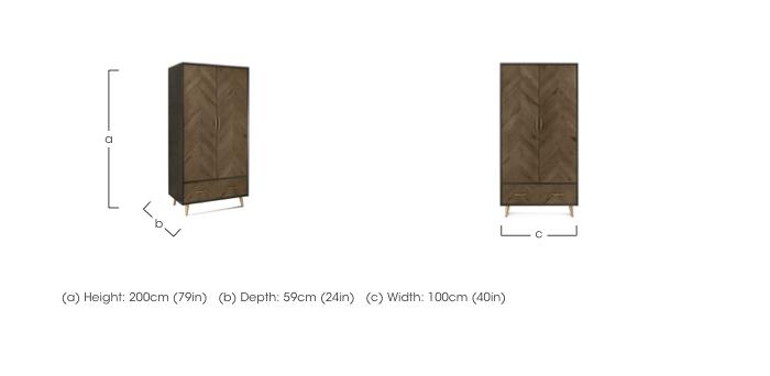 Willis Double Wardrobe in  on Furniture Village
