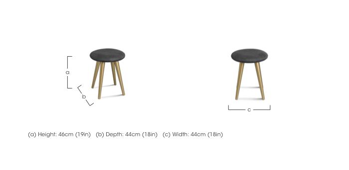 Willis Dressing Table Stool in  on Furniture Village