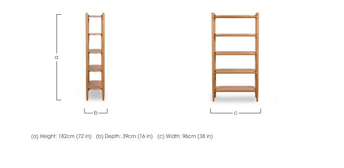 Winchester Open Bookcase in  on Furniture Village