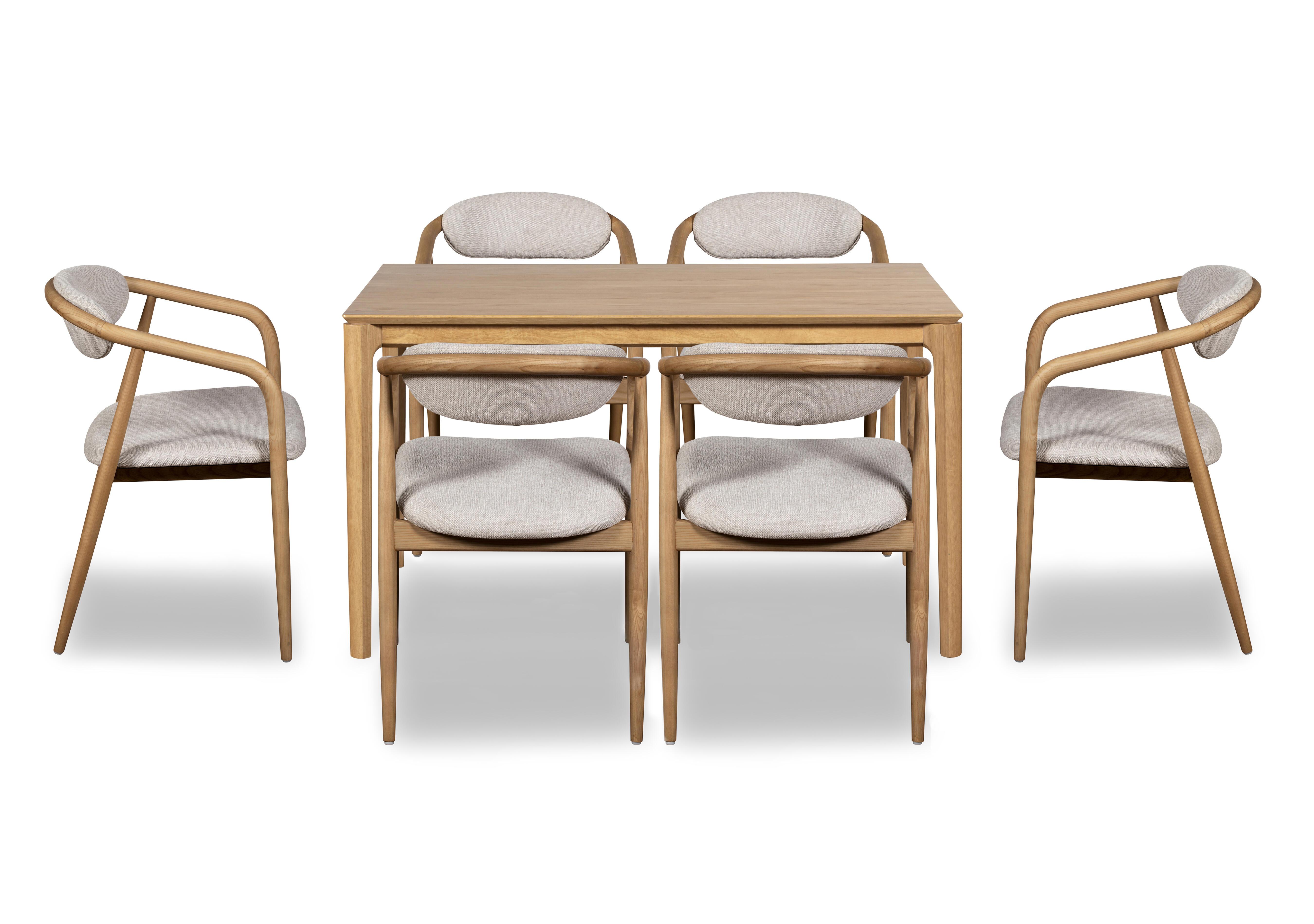 Winchester Rectangular Extending Dining Table 6 Dining Arm Chairs in  on Furniture Village