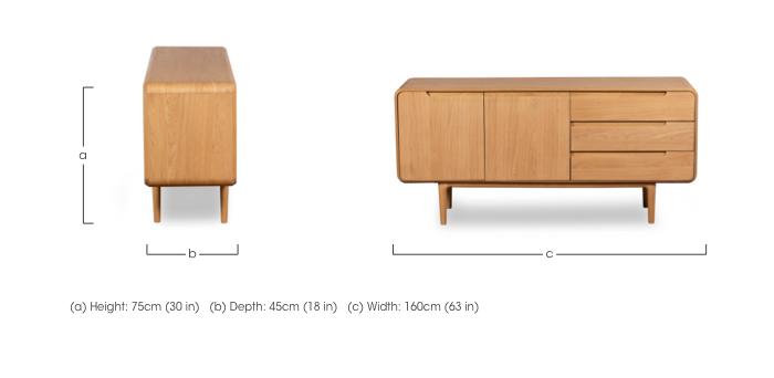 Winchester Wide Sideboard in  on Furniture Village