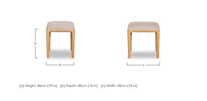 Winchester Dressing Table Stool in  on Furniture Village