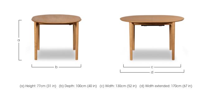 Winchester Oval Extending Dining Table in  on Furniture Village
