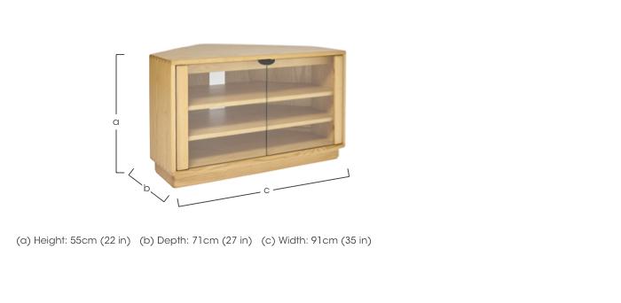 Windsor TV Corner Cabinet in  on Furniture Village