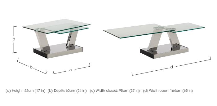 Wings Coffee Table in  on Furniture Village